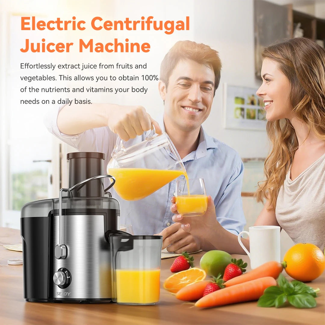 SEJOY Twin-Gear Juicer 500–1000ml