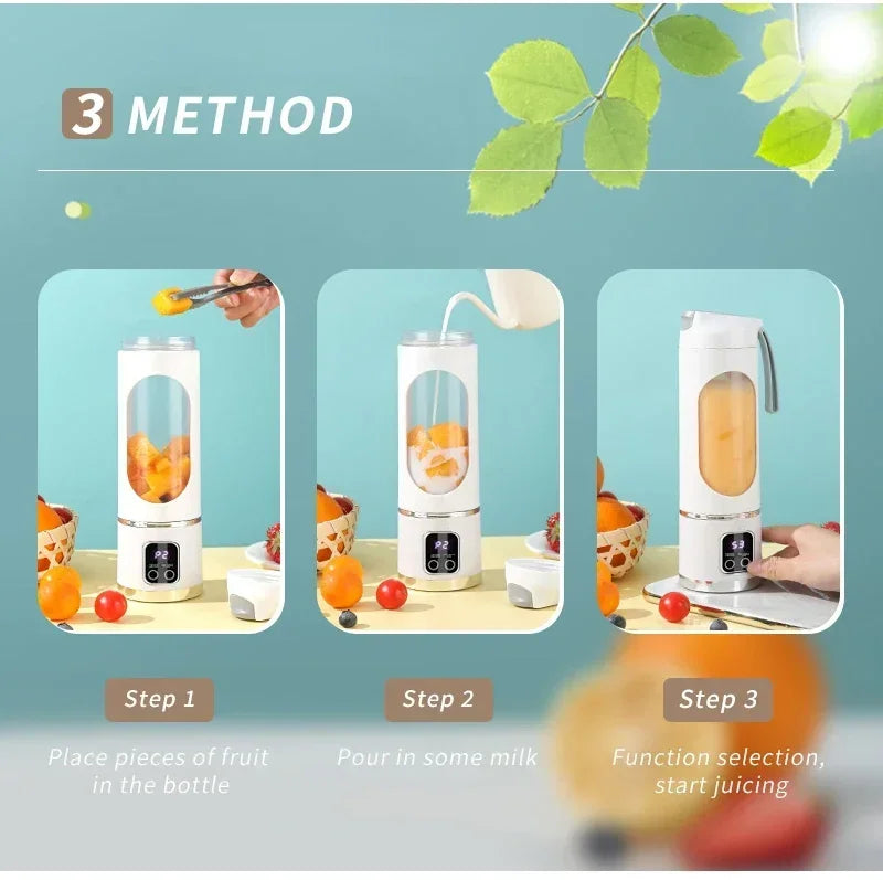 Portable Juicer Blender for Travel & Smoothies