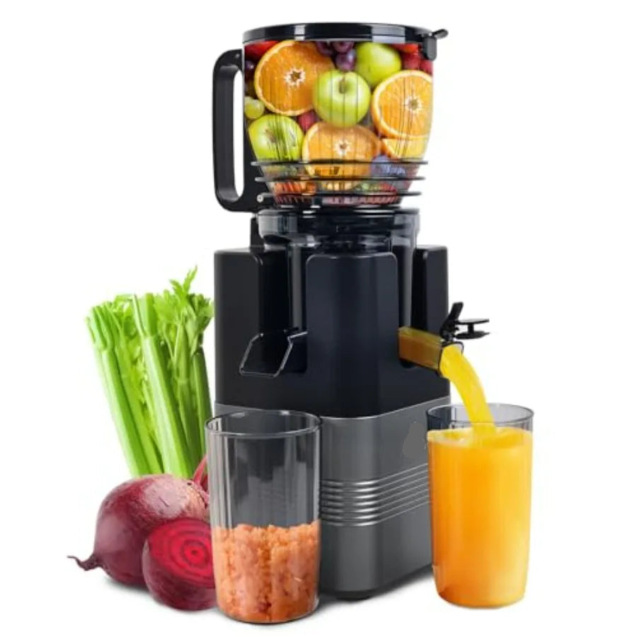 5.8" Extra Wide Feed Chute Cold Press Juicer – Slow Masticating