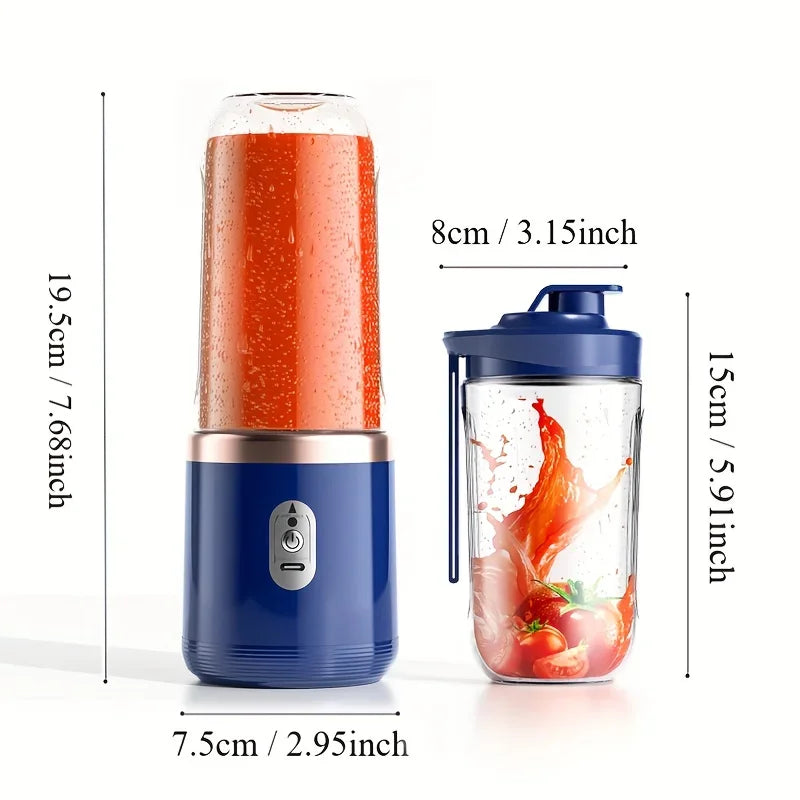 400ML Compact Portable Smoothie Blender with Auto-Clean