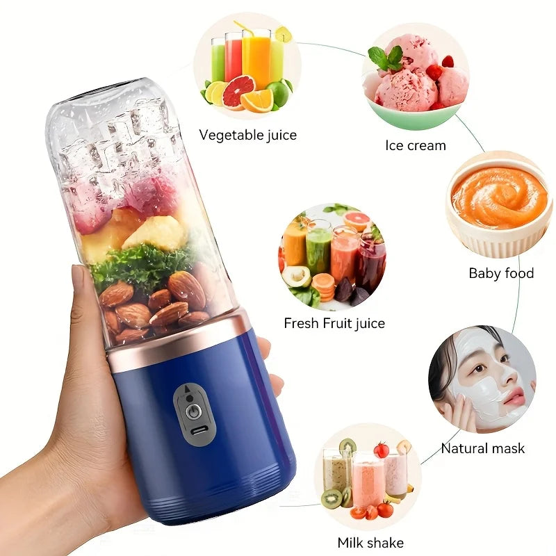 400ML Compact Portable Smoothie Blender with Auto-Clean