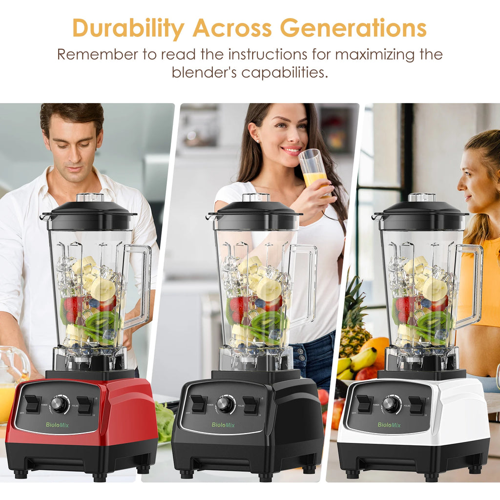 Biolomix G5200 Blender 2L- 6-Blade Multi-Purpose