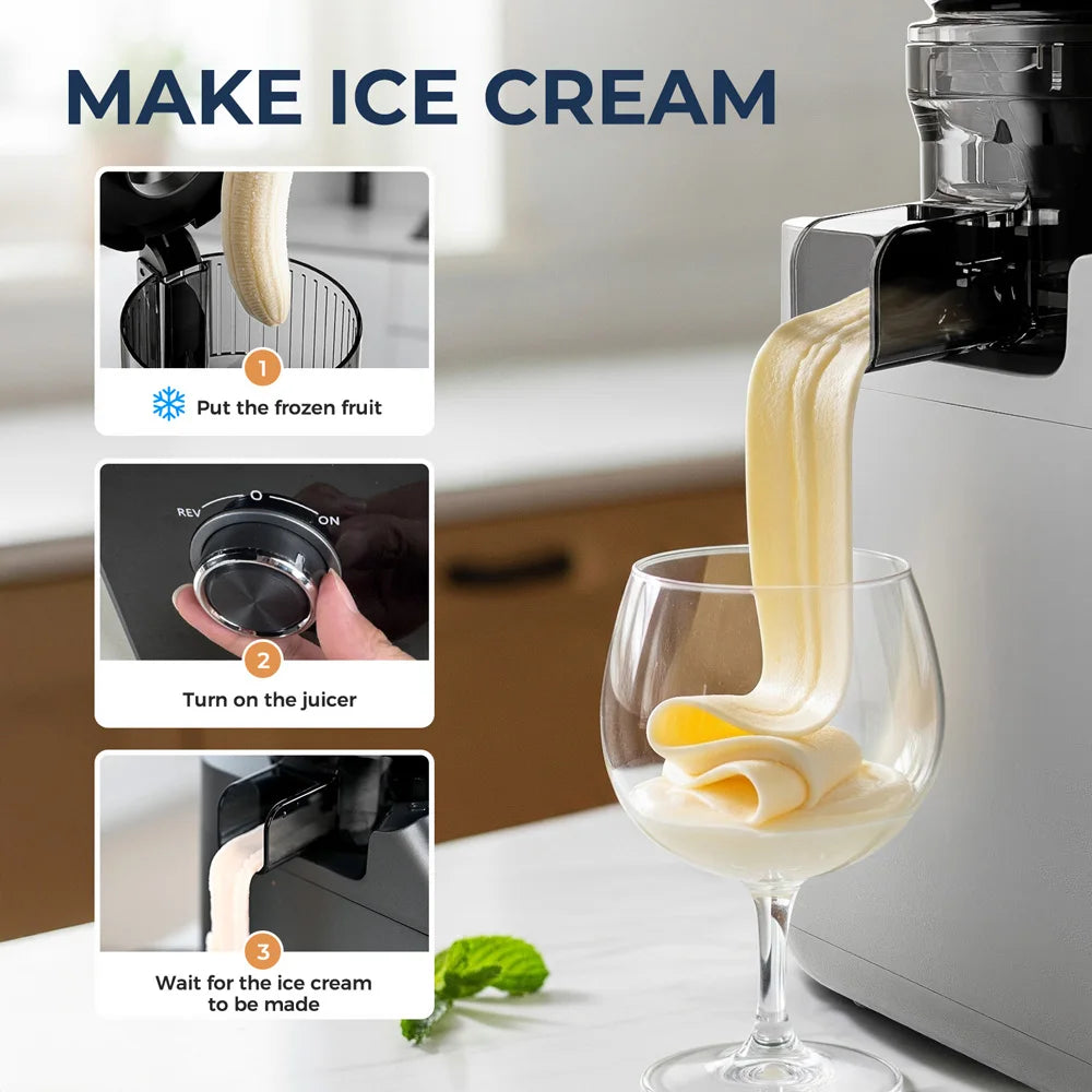 ROUNY Filter-Free Cold Press Juicer
