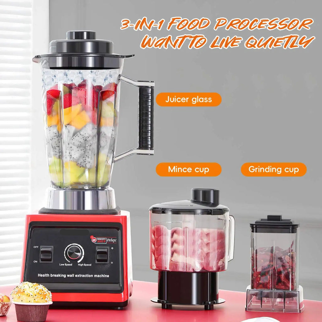TKKEACE 9500W Blender 3L – 3-in-1 High-Speed