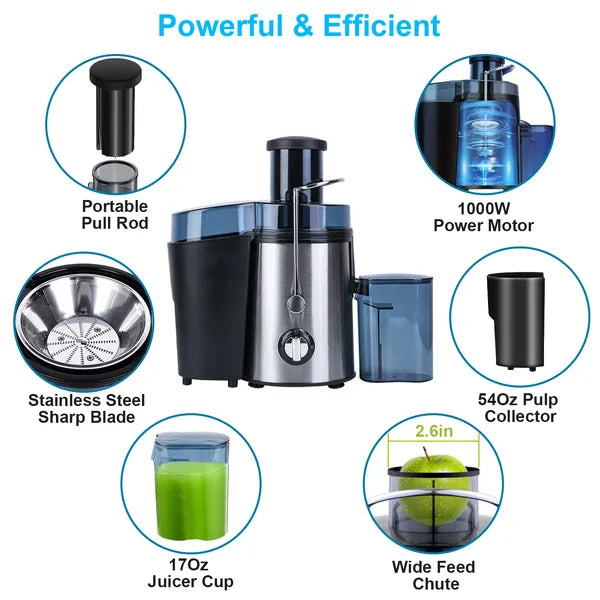 1000W Ultra-Power Centrifugal Juicer